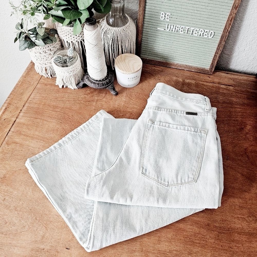 KanCan HR Button Fly Light Wash 90s Flare Jeans Distressed Y2K College 5/26 NEW - Picture 14 of 15